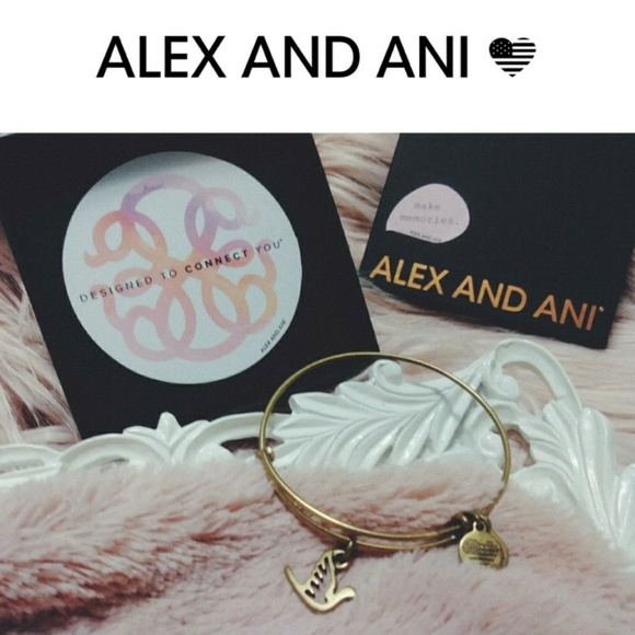 Alex and Ani Jewelry - 💖 Alex and Ani Sacred Dove Charm Bangle 💖